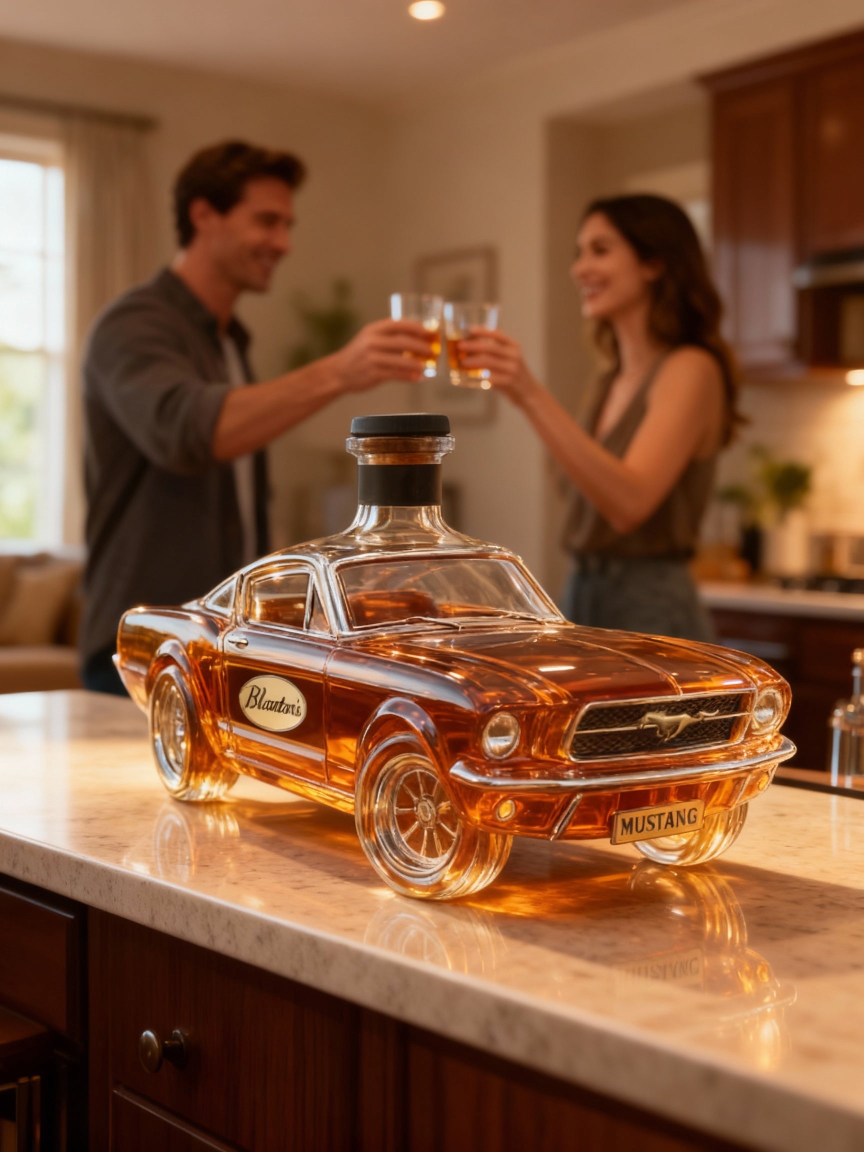 Whisky Karaf – Uniek Mustang-Design voor Stijlvolle Home Bars