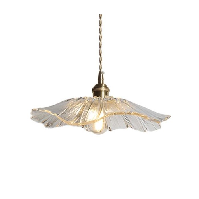 Creatieve Glazen Bloem Hanglamp – Vintage Design voor Slaapkamer & Woonkamer