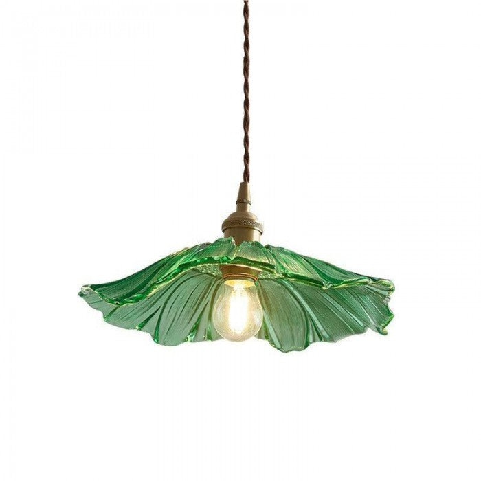 Creatieve Glazen Bloem Hanglamp – Vintage Design voor Slaapkamer & Woonkamer