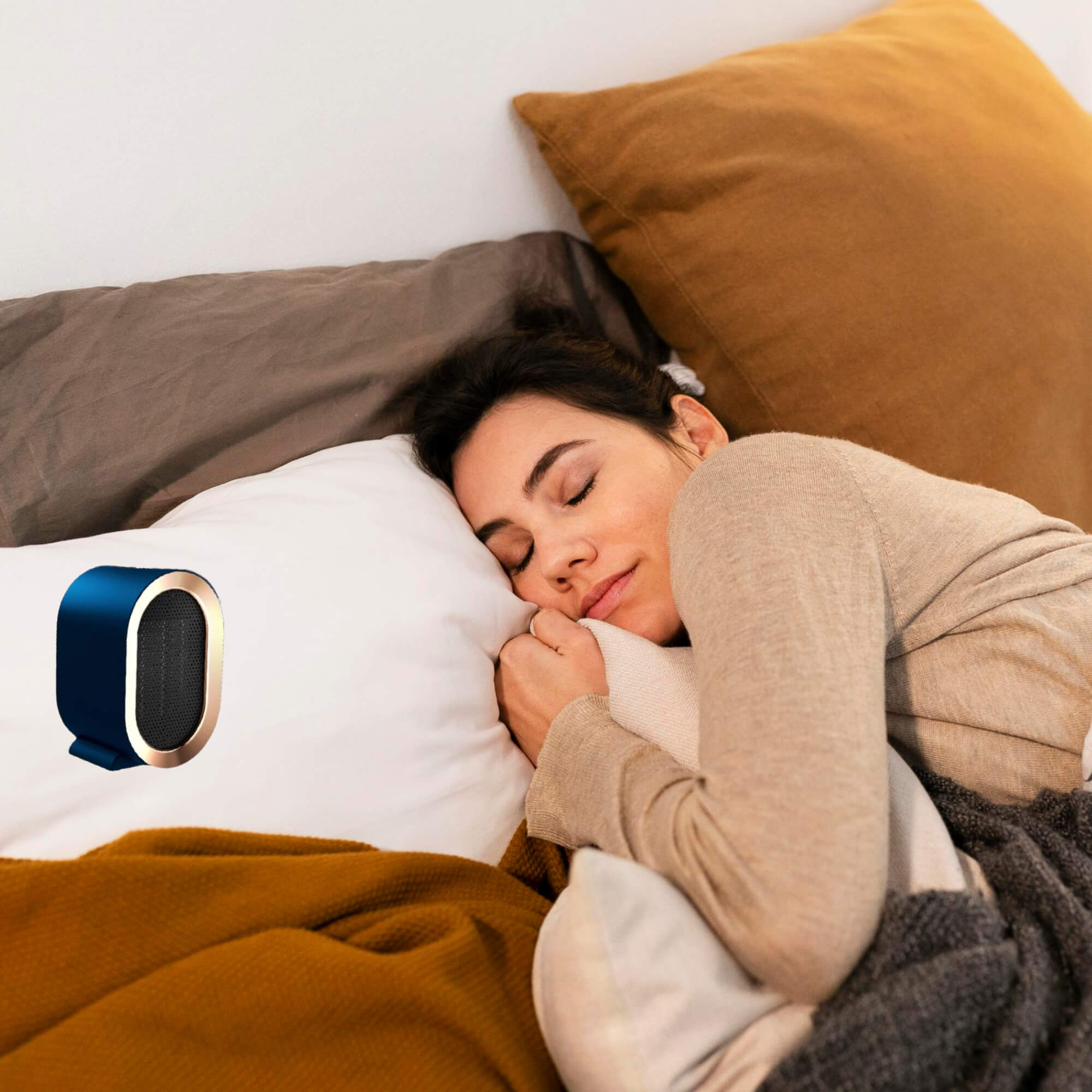 CopperGlow - Draagbare Elektrische Kachel | Energiezuinige Heater voor Thuis