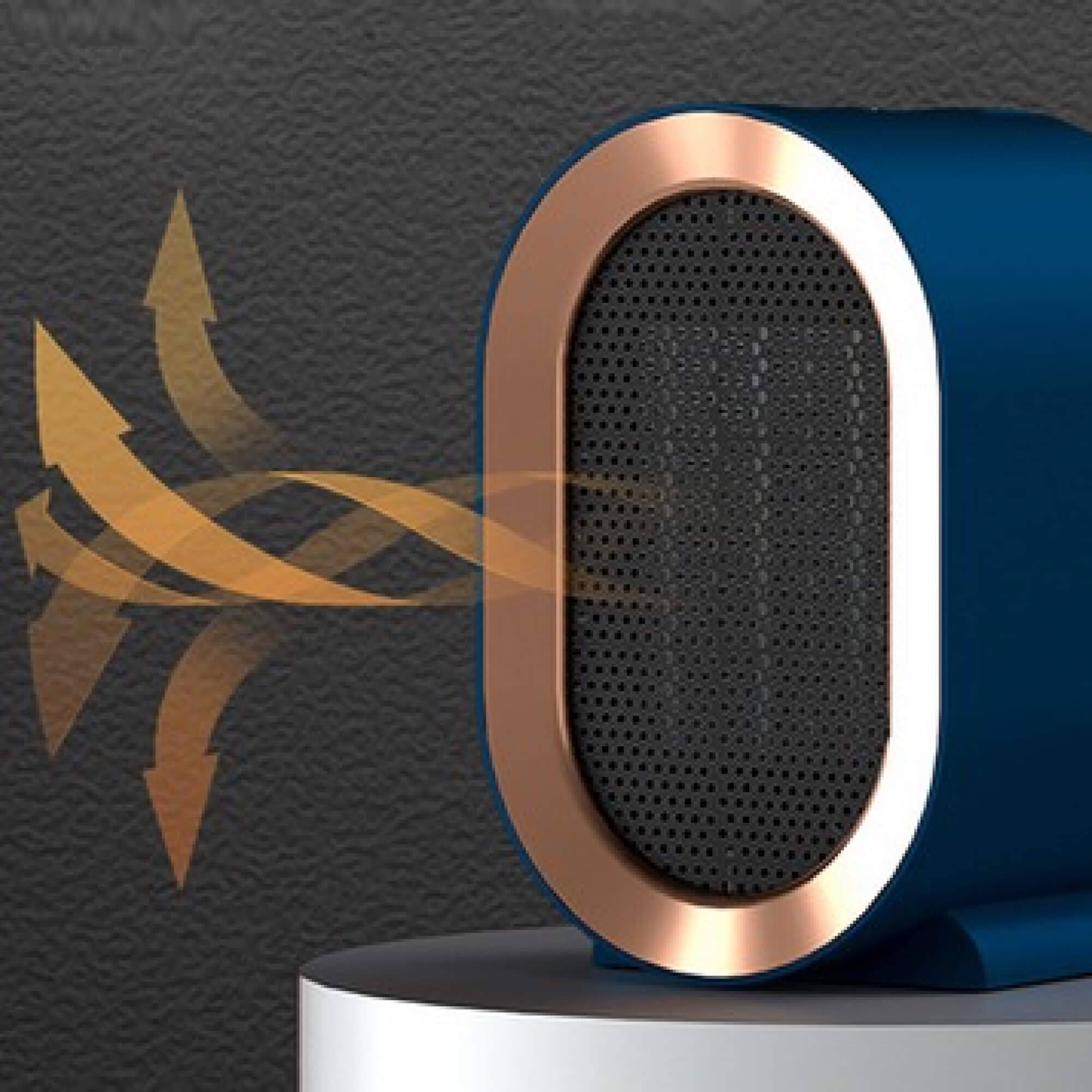 CopperGlow - Draagbare Elektrische Kachel | Energiezuinige Heater voor Thuis