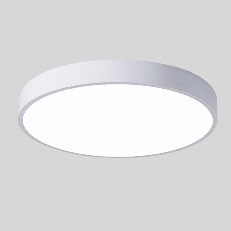 Scandinavische Ronde Plafondlamp van Hout - LED Plafondverlichting voor Slaapkamer, Balkon & Werkkamer