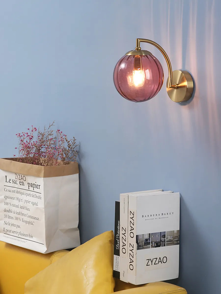 Luxe Glazen Wandlamp met Kandelaar Design voor een Elegante Sfeer