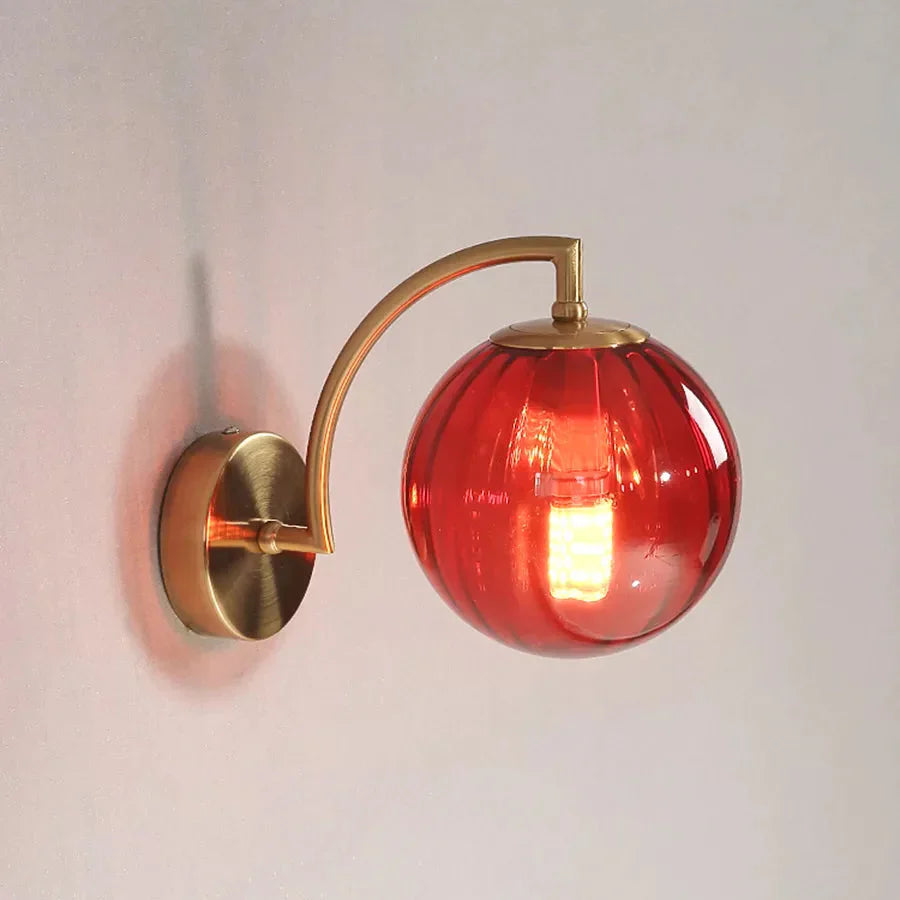 Luxe Glazen Wandlamp met Kandelaar Design voor een Elegante Sfeer