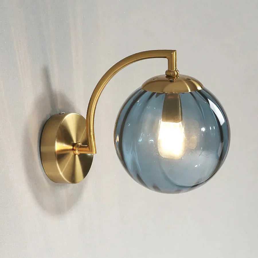 Luxe Glazen Wandlamp met Kandelaar Design voor een Elegante Sfeer