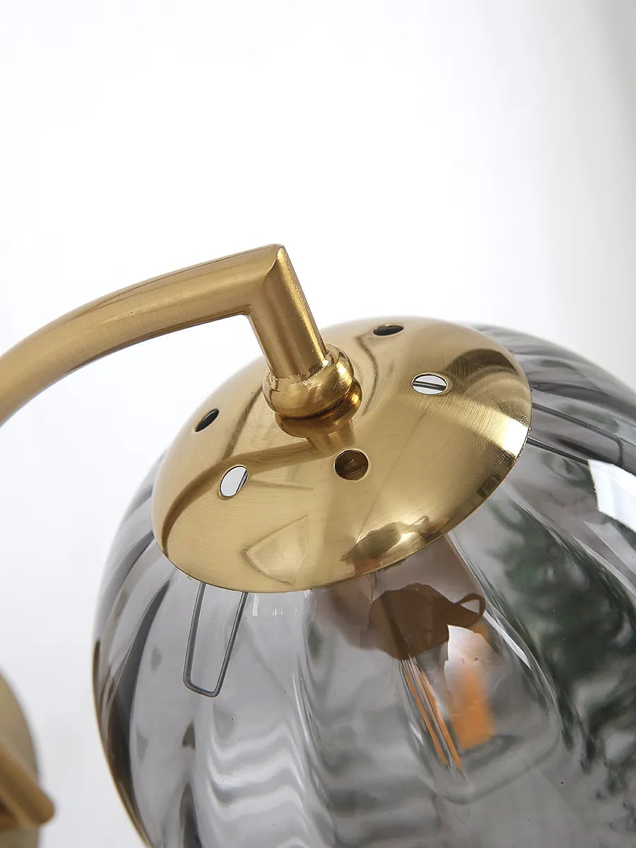 Luxe Glazen Wandlamp met Kandelaar Design voor een Elegante Sfeer