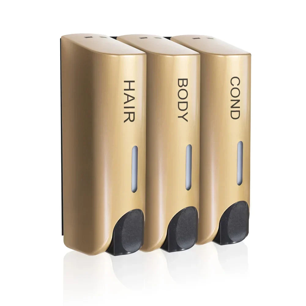 Wandgemonteerde Douche Dispenser – Praktisch & Stijlvol Voor Shampoo, Conditioner & Douchegel