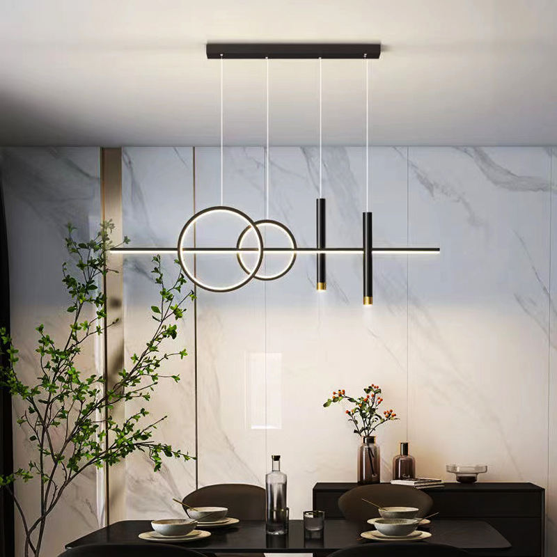 LuxRing – Moderne Hanglamp met 2 Ringen voor Eettafel & Woonkamer