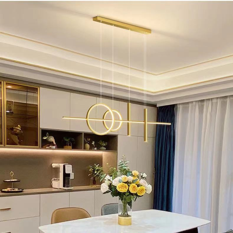 LuxRing – Moderne Hanglamp met 2 Ringen voor Eettafel & Woonkamer