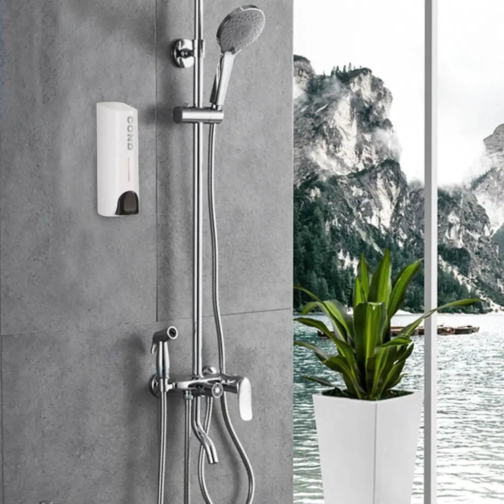 Wandgemonteerde Douche Dispenser – Praktisch & Stijlvol Voor Shampoo, Conditioner & Douchegel