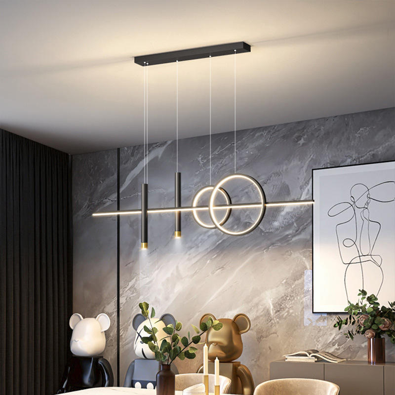 LuxRing – Moderne Hanglamp met 2 Ringen voor Eettafel & Woonkamer