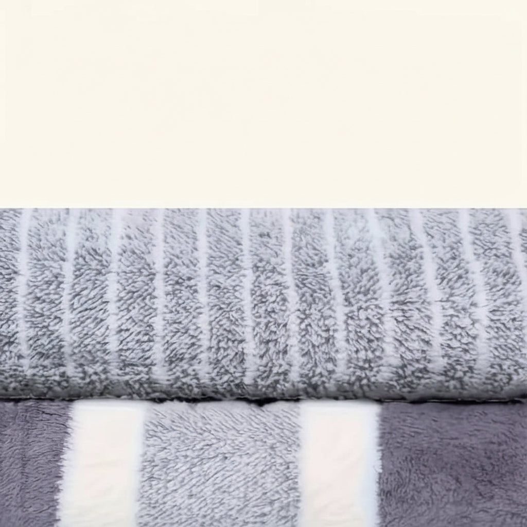 Luxe Gestreepte Handdoekenset – Ultra Zachte & Sterk Absorberende Handdoekenset Voor Ultiem Comfort