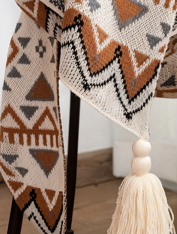 Boho Geometrische Fleece Deken – Stijlvol & Knus Voor Thuis
