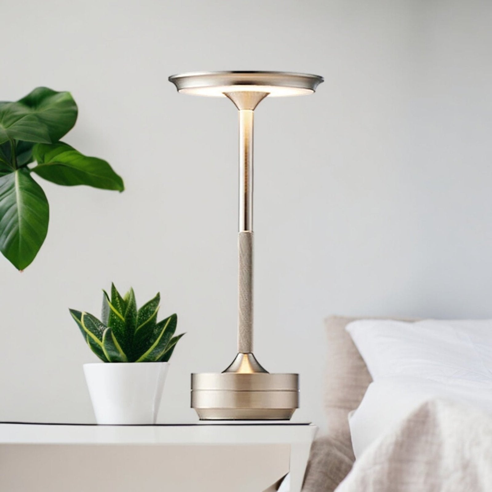 Oplaadbare LED Tafellamp Met Touch Control & Dimbare Kleurtemperatuur