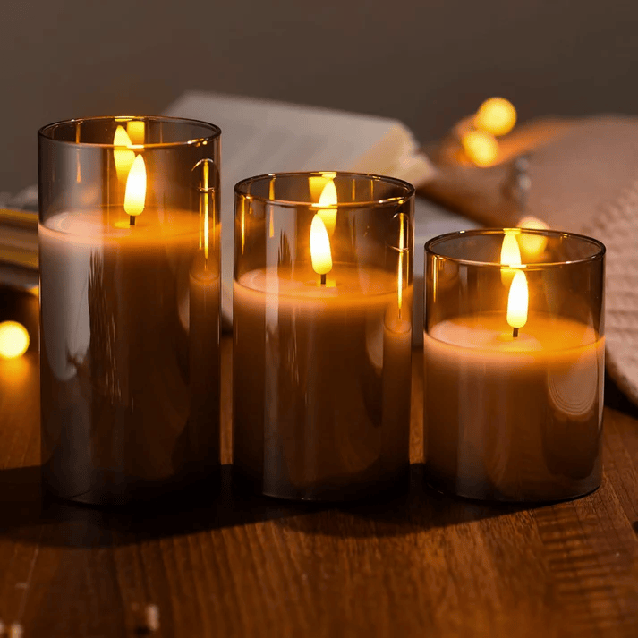 Sfeervolle LED Kaarslamp Voor Warme Verlichting & Gezellig Interieur