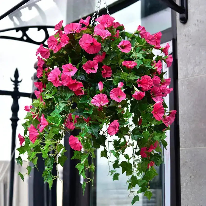 Realistische Kunstbloemen Morning Glory | UV-Bestendig – 2 Stuks Voor Binnen & Buiten