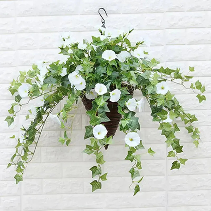 Realistische Kunstbloemen Morning Glory | UV-Bestendig – 2 Stuks Voor Binnen & Buiten