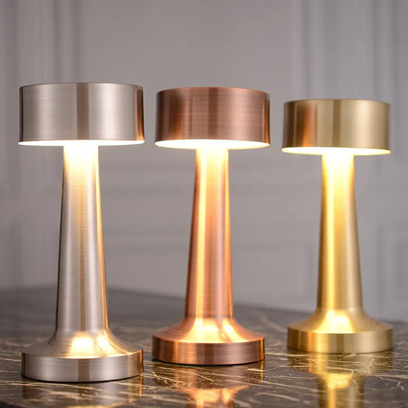 Dimbare LED Tafellamp Voor Restaurant, Bar & Thuisgebruik – Oplaadbaar & Stijlvol Design