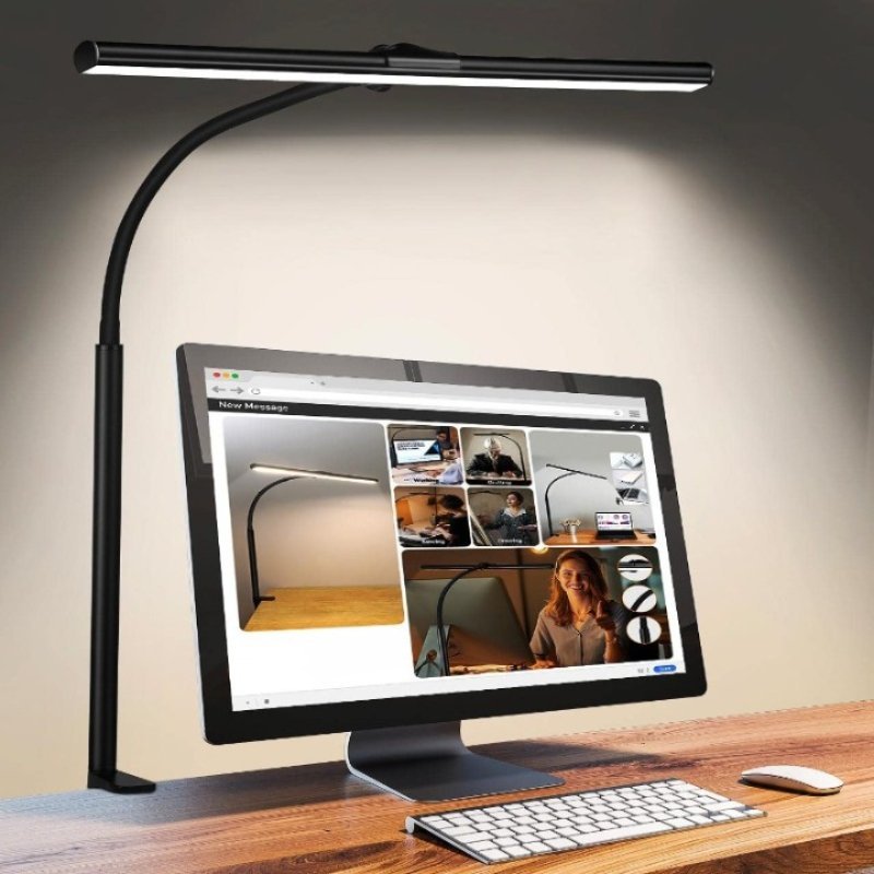 TASKBRIGHT LED Desk Lamp – Flexibele Zwanenhals Bureaulamp Voor Werk, Studie & Thuisgebruik