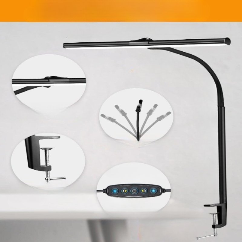 TASKBRIGHT LED Desk Lamp – Flexibele Zwanenhals Bureaulamp Voor Werk, Studie & Thuisgebruik