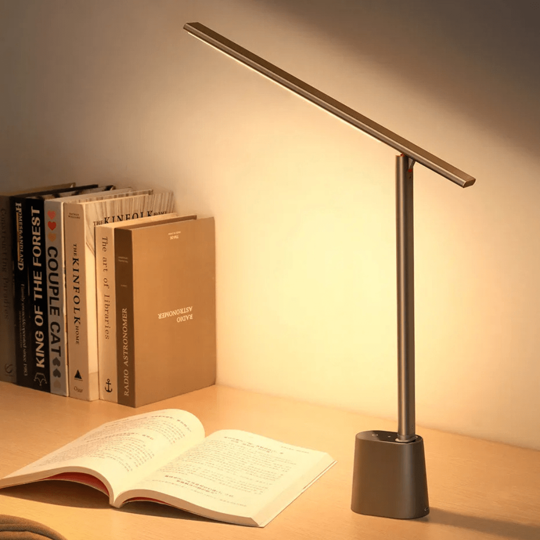 FOLDLITE – Opvouwbare LED Bureaulamp Met Batterij & Dimbare Verlichting Voor Slim Werken