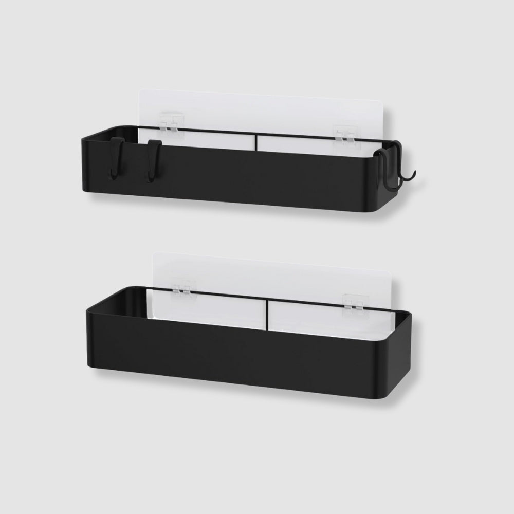 Line Shelf – Set Van 2 Wandplanken Voor Een Strakke & Ruimtebesparende Badkamer