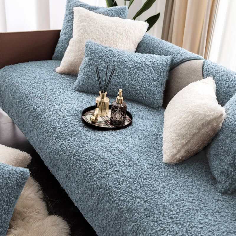 Warme Anti-Slip Fleece Bankbeschermer Voor Comfort & Stijlvolle Bescherming