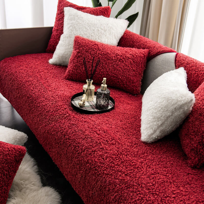 Warme Anti-Slip Fleece Bankbeschermer Voor Comfort & Stijlvolle Bescherming
