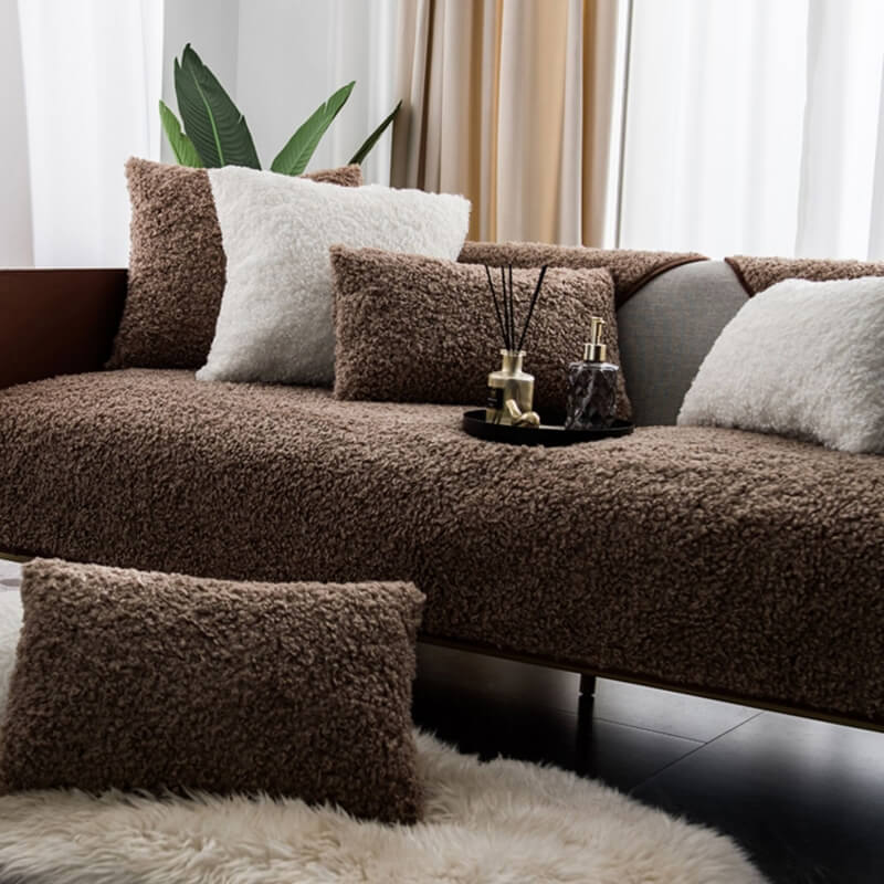 Warme Anti-Slip Fleece Bankbeschermer Voor Comfort & Stijlvolle Bescherming