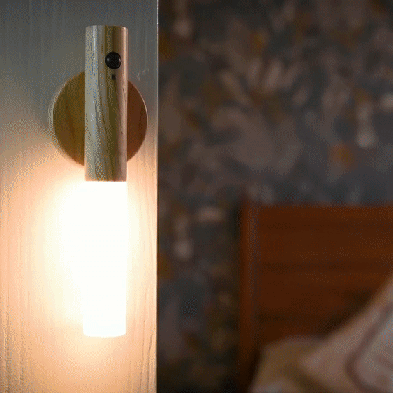 Oplaadbaar en Draagbaar Nachtampje met LED Bewegingssensor - Slimme Beveiliging voor je Huis