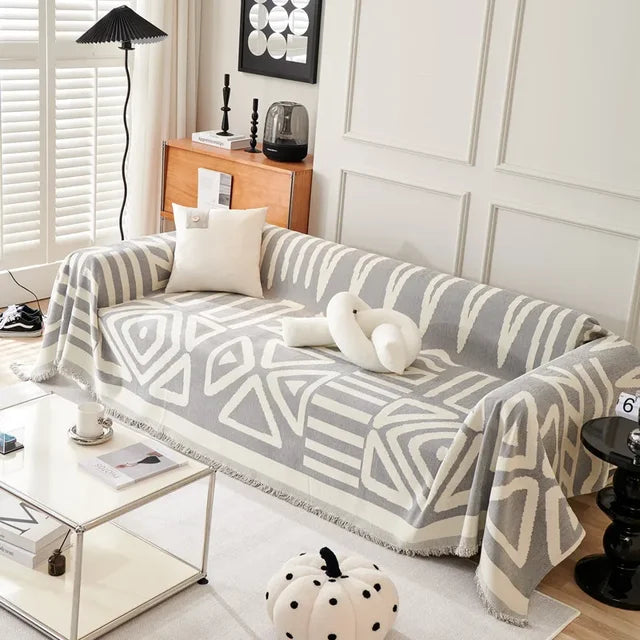 Boho Knusse Deken – Zacht, Lichtgewicht & Gezellig Voor Woonkamer Of Bed