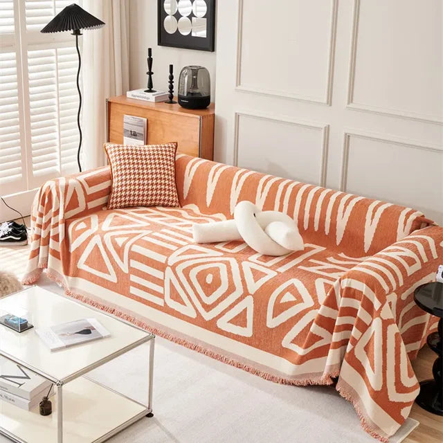 Boho Knusse Deken – Zacht, Lichtgewicht & Gezellig Voor Woonkamer Of Bed