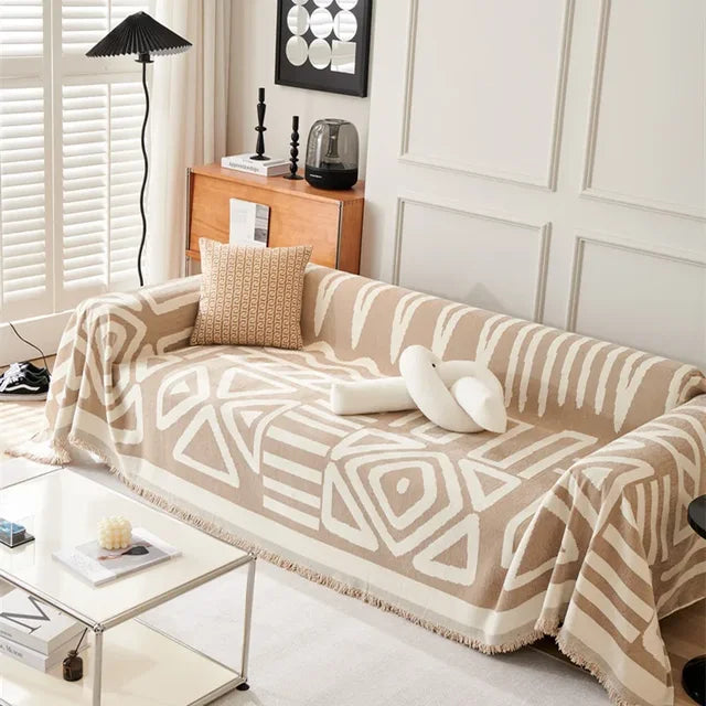 Boho Knusse Deken – Zacht, Lichtgewicht & Gezellig Voor Woonkamer Of Bed