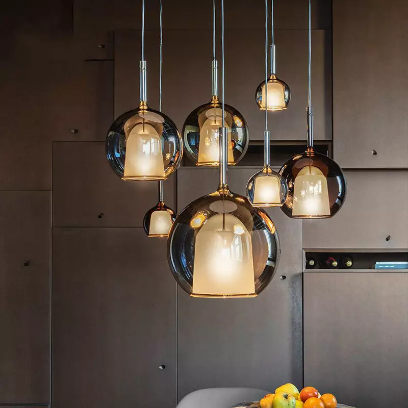 Minimalistische Scandinavische Hanglamp | Aluminium LED Plafondlamp voor Woonkamer of Eetkamer