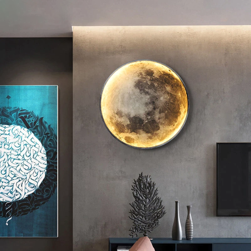 LunaGlow Wandlamp - Breng Magie In Je Kamer met Deze Verlichte Maanlamp