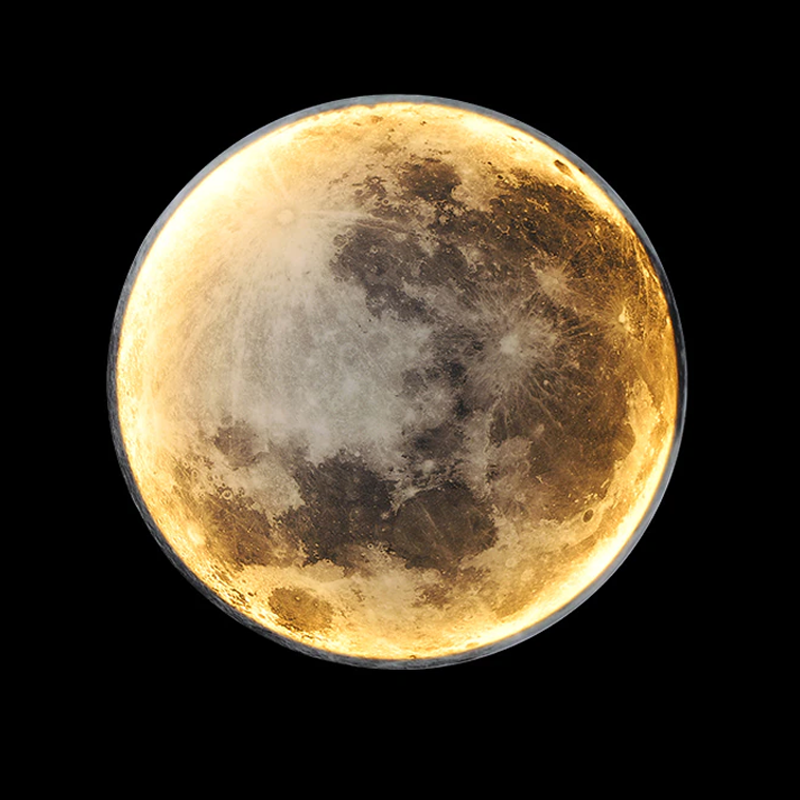 LunaGlow Wandlamp - Breng Magie In Je Kamer met Deze Verlichte Maanlamp