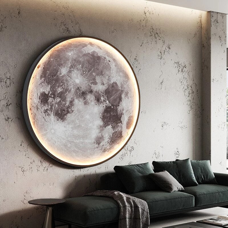 LunaGlow Wandlamp - Breng Magie In Je Kamer met Deze Verlichte Maanlamp