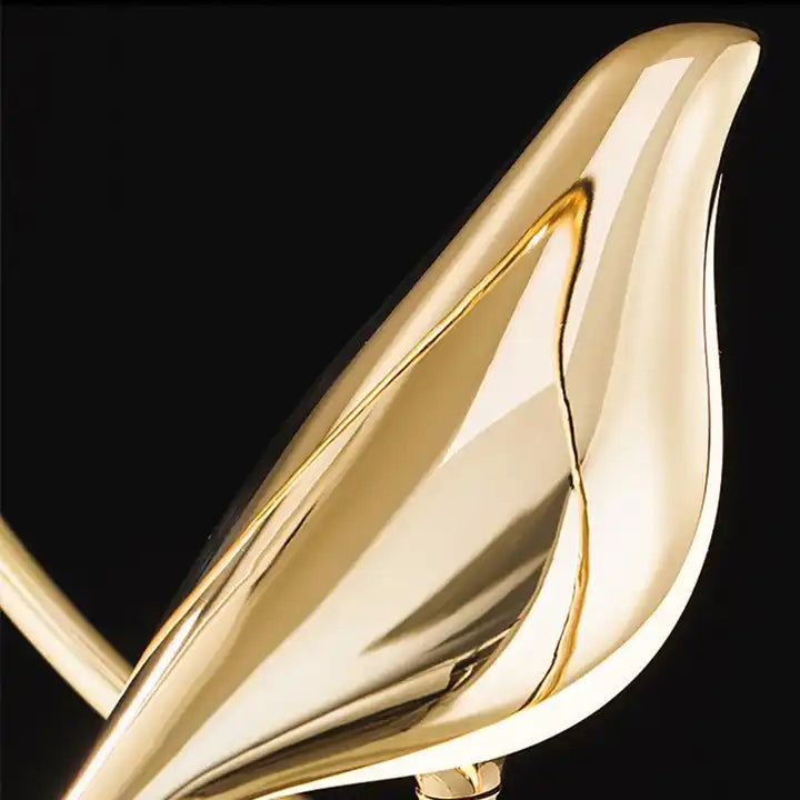 Nuvora - Stijlvolle Sfeerlamp Met Gouden Vogel Voor Ontspanning, Warm Licht & Modern Design