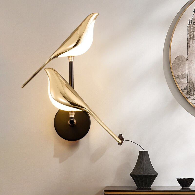 LumiBird - Moderne Wandlamp in de Vorm van Vogels - Stijlvolle en Energiezuinige Verlichting