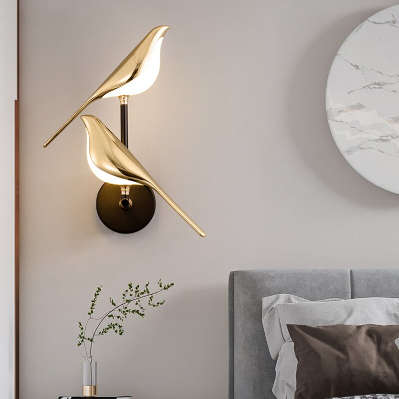 LumiBird - Moderne Wandlamp in de Vorm van Vogels - Stijlvolle en Energiezuinige Verlichting