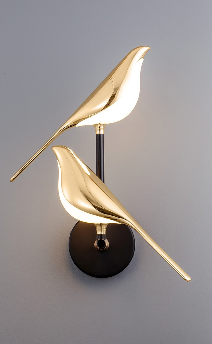 LumiBird - Moderne Wandlamp in de Vorm van Vogels - Stijlvolle en Energiezuinige Verlichting