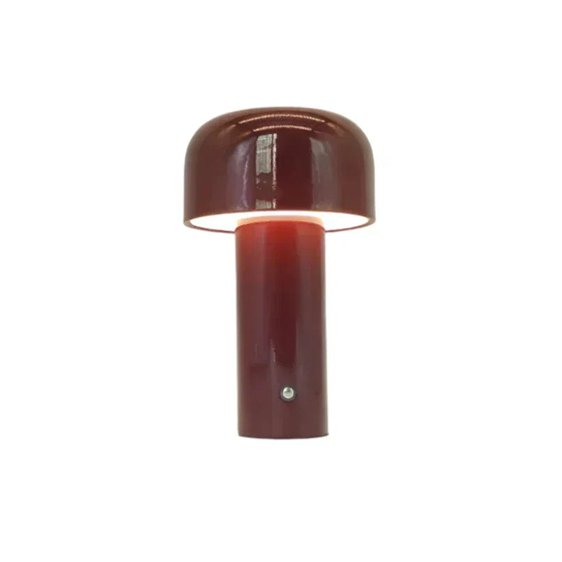 GlowCap - Oplaadbare LED Tafellamp – Stijlvolle Draagbare Paddenstoel Lamp in Bauhaus Stijl