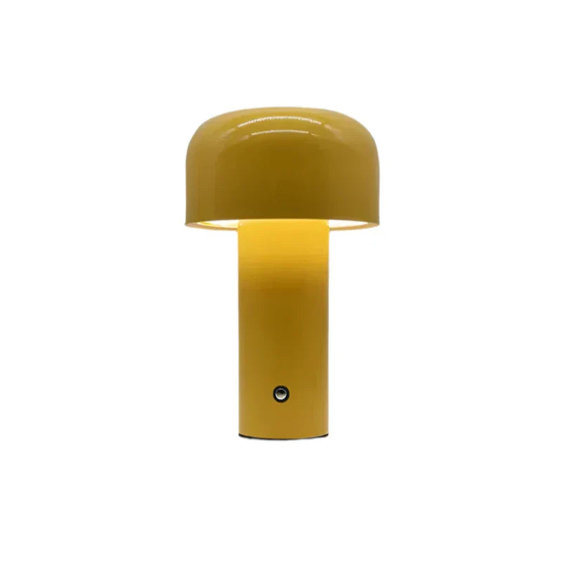 GlowCap - Oplaadbare LED Tafellamp – Stijlvolle Draagbare Paddenstoel Lamp in Bauhaus Stijl
