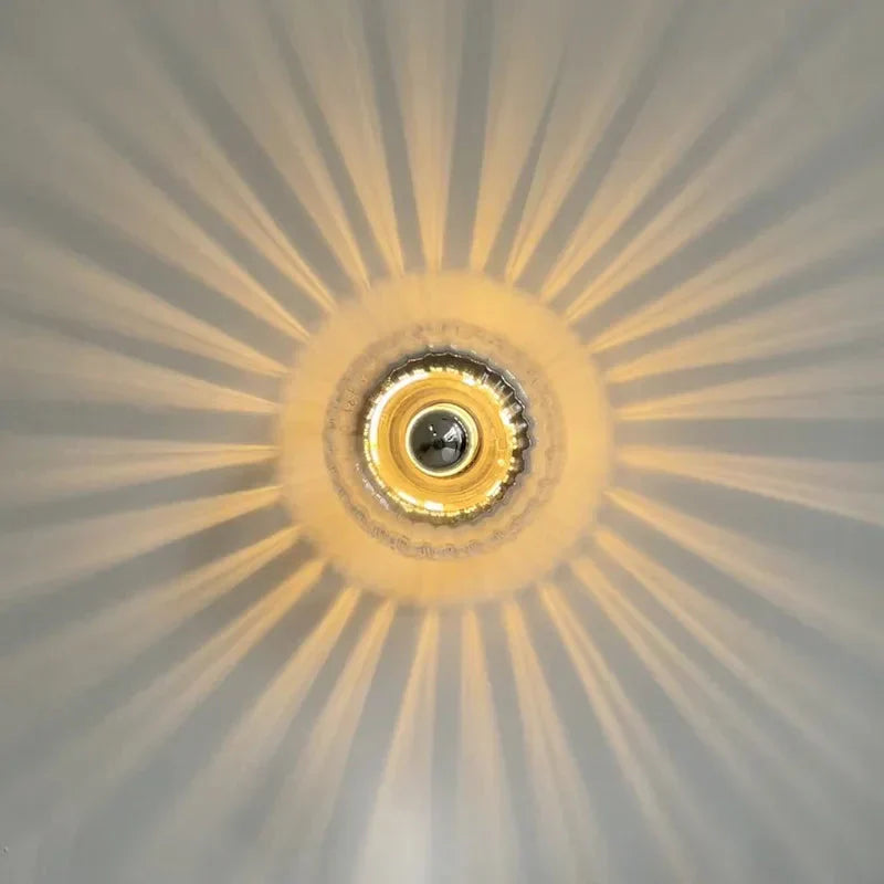 Scandinavische Bauhaus Wandlamp - Stijlvolle Verlichting met Glas en Metaal