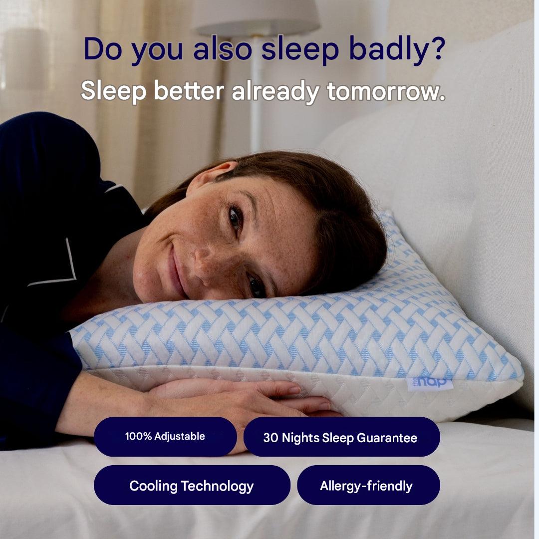 PostureCloud - Verstelbaar Ergonomisch Hoofdkussen – Dubbelzijdig Met Memory Foam Voor Optimale Slaapondersteuning