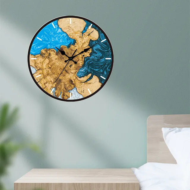 Transparante Wandklok met Minimalistisch Design voor Moderne Interieurs