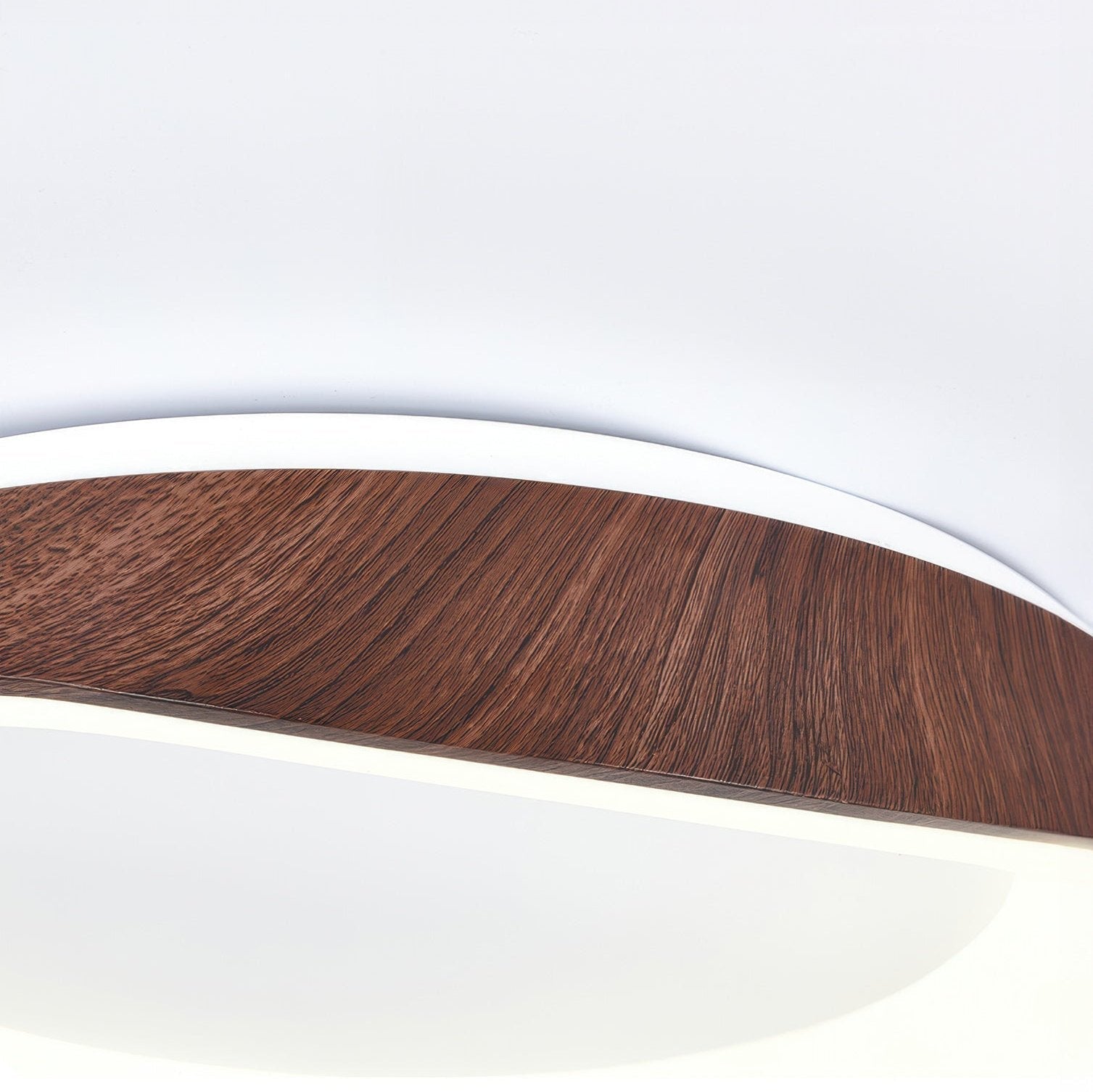 Scandinavische Plafondlamp met Houtlook – Energiezuinige LED Verlichting – Modern Design voor Woonkamer & Slaapkamer