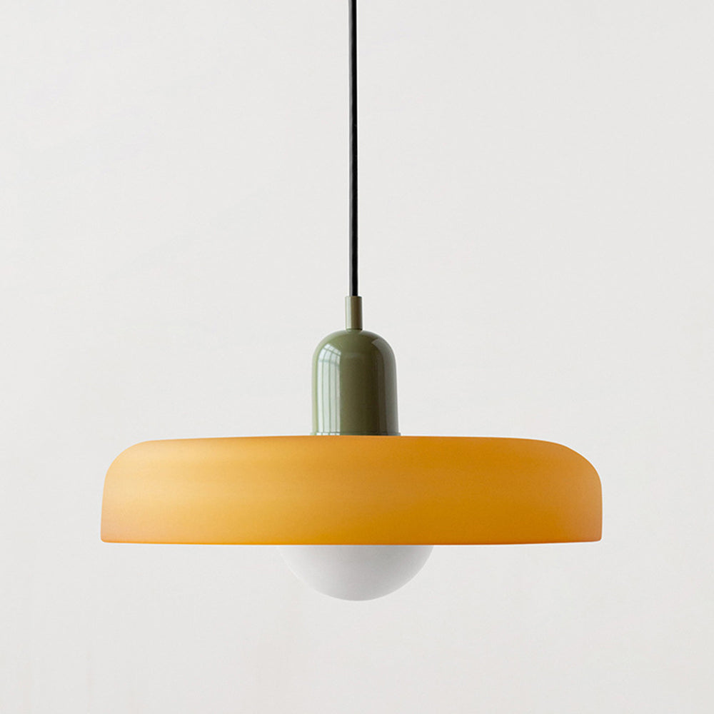 Kleurrijke Bauhaus Hanglamp Met Tijdloos Glasontwerp