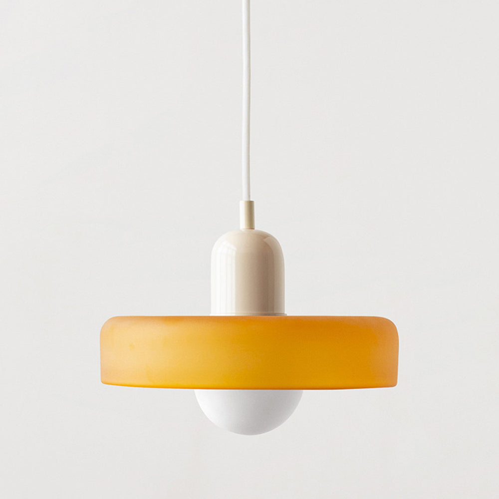 Kleurrijke Bauhaus Hanglamp Met Tijdloos Glasontwerp