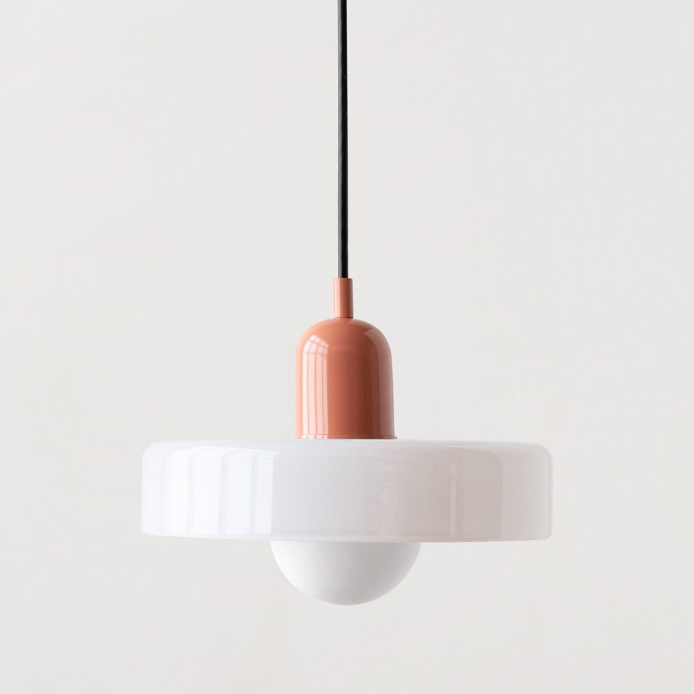 Kleurrijke Bauhaus Hanglamp Met Tijdloos Glasontwerp